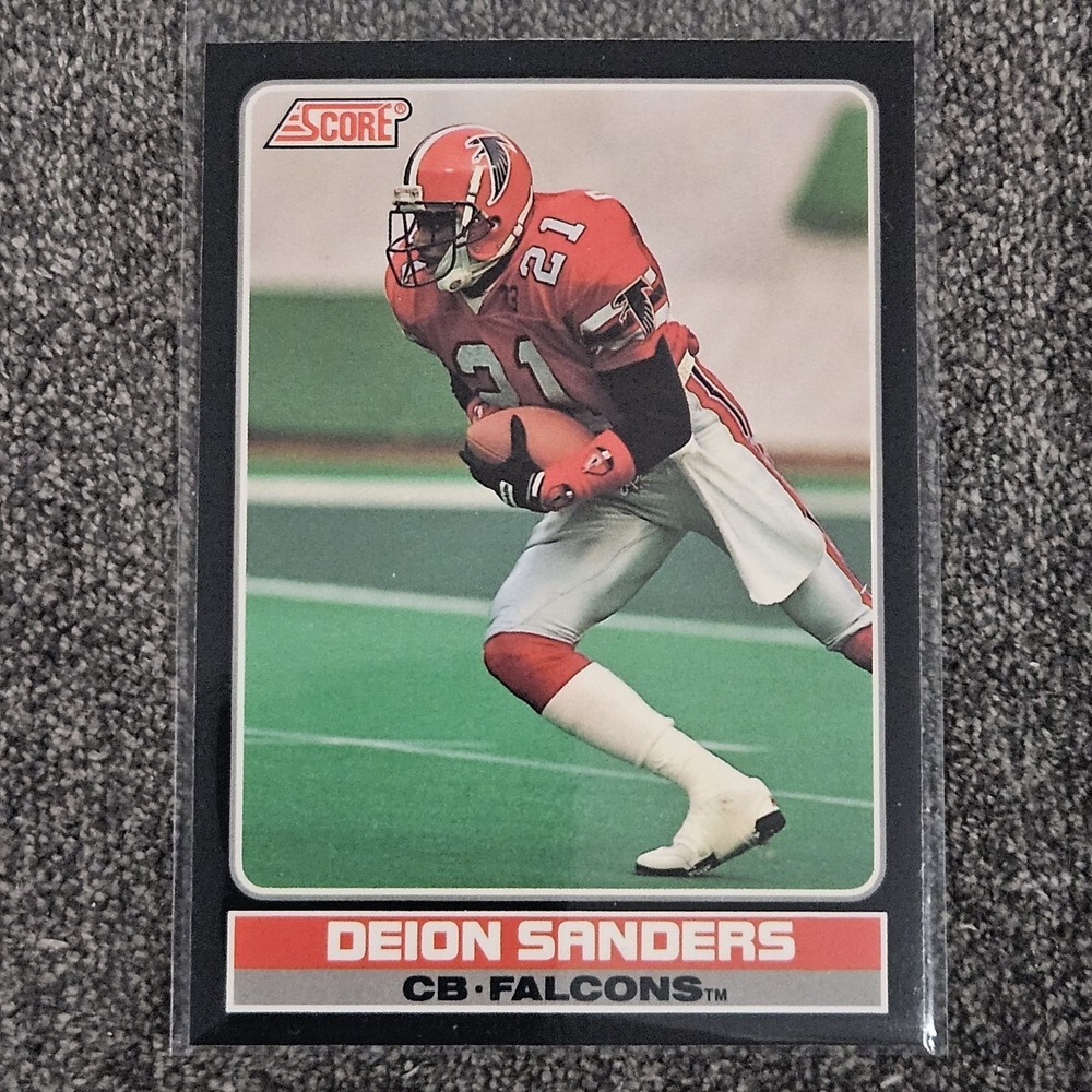 Deion Sanders 1990 Score Young Superstars #15 Atlanta Falcons